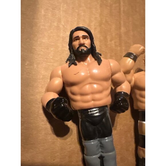 WWE 2017 Wrestling Action Figures Trio Seth Rollins Stone Cold AJ Styles 3.5" - Picture 2 of 6